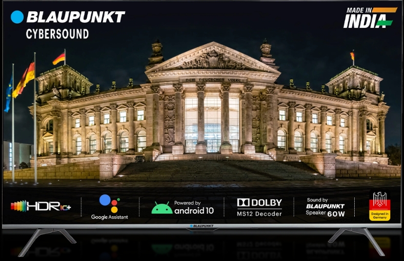 Blaupunkt Cybersound 139 cm (55 inch) Ultra HD (4K) LED Smart Android TV with Dolby MS12 & 60W Speakers  (55CSA7090)