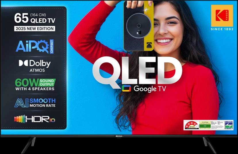 KODAK Matrix 164 cm (65 inch) QLED Ultra HD (4K) Smart Google TV  (65ST5035)