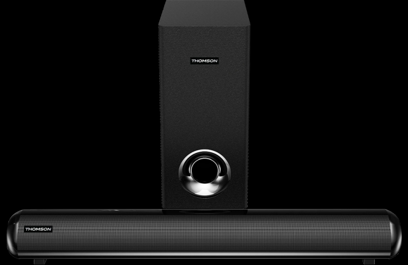 Thomson AlphaBeat120 Soundbar, 120W, Virtual 3D Sound, multi-input, EQ modes, BT v5.1 120 W Bluetooth Soundbar  (Black, 2.1 Channel)