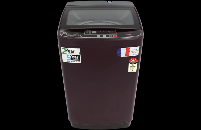 Thomson 8.5 kg Fully Automatic Top Load Washing Machine Black, Maroon  (TTL8500R)